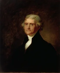 トーマス・ジェファーソンの肖像、1835年頃